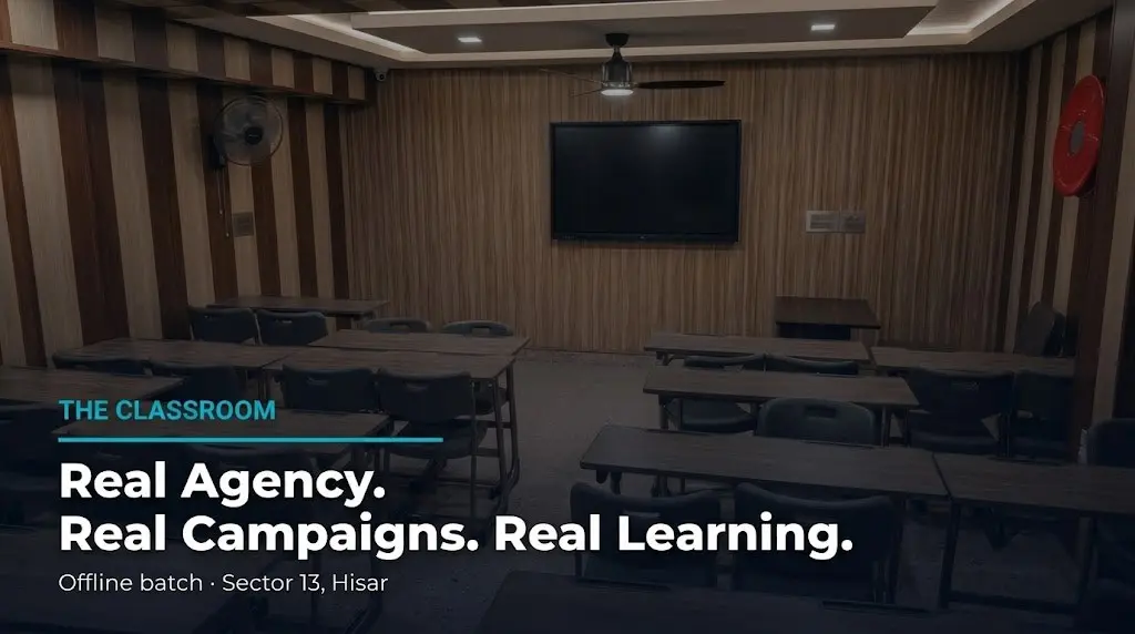 Social Baniya Academy offline classroom Hisar beginners digital marketing batch